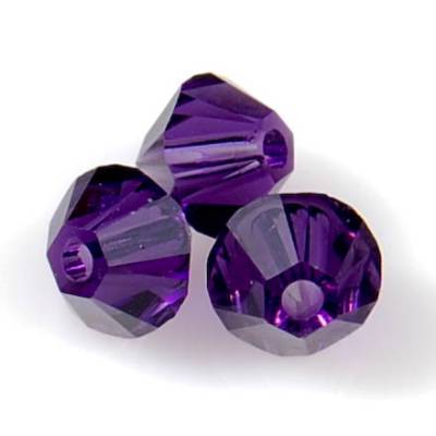 biconic 4mm purple velvet